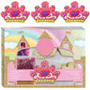 Princess Tiara Designer Cookie Kit - Decorate 8 Tiara-Shaped Sugar Cookies with Glittery Sugar, Icing & Edible Accessories - Nut