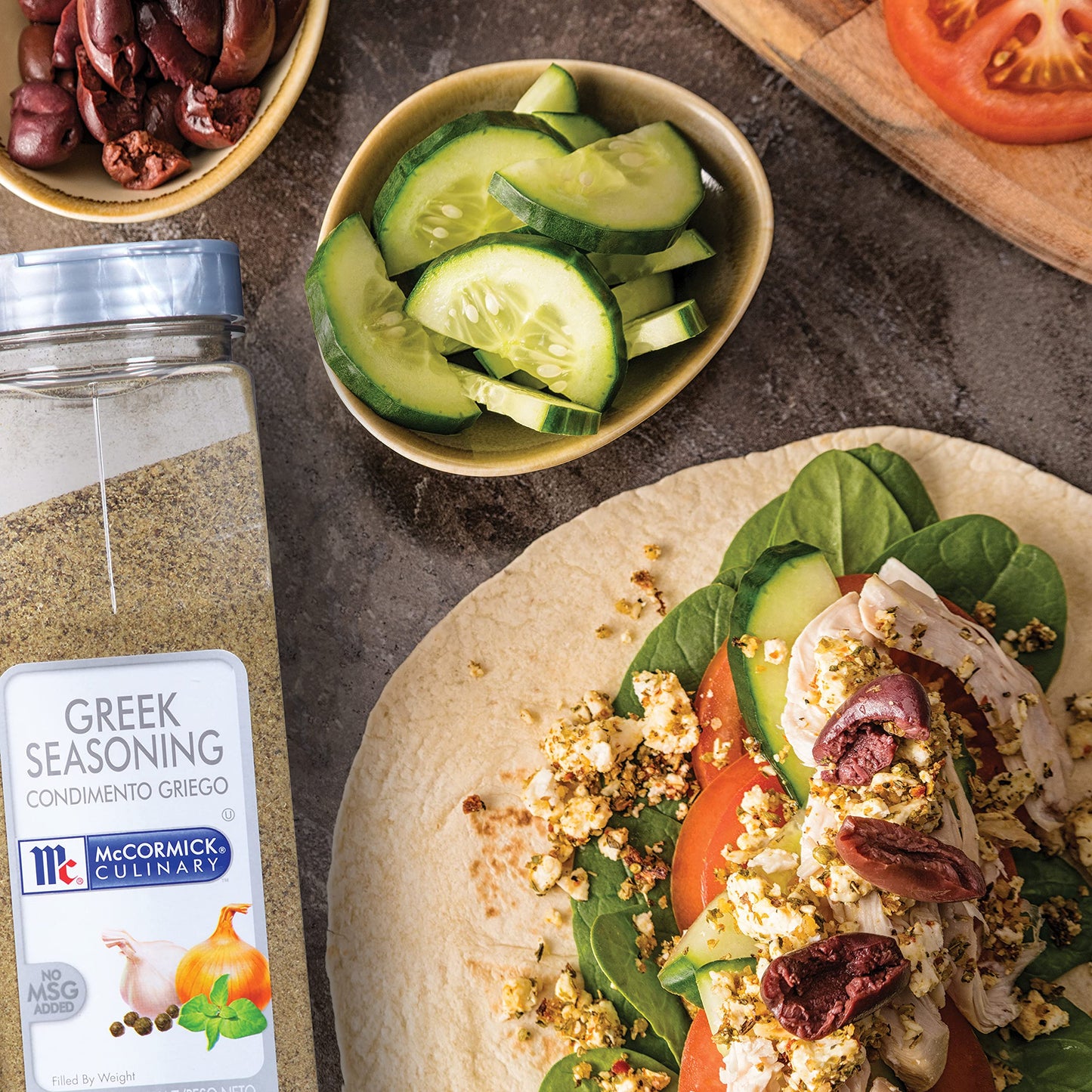 Mccormick Culinary Greek Seasoning, 23 Oz - One 23 Ounce Container Of Greek Seasoning Blend For Mediterranean Style Dishes, Best With Salads, Chicken, Lamb, Gyros, Vegetables And More