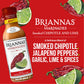 BRIANNAS Smoked Chipotle Lime Marinade - Gluten Free, Vegan - 12 oz Bottles, 6 Pack