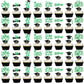 Graduation Cupcake Toppers 2024 Green,Glitter Class Of 2024 Cupcake Toppers Supplies,Class Of 2024 Congrats Grad Cap Diploma Cup
