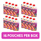 Happy Tot Organics Stage 4 Baby Food Pouches, Gluten Free, Vegan Snack, Superfoods Fruit & Veggie Puree, Pears, Blueberries, Bee