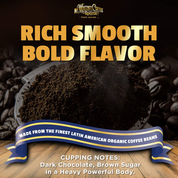 Mt. Whitney Coffee Roasters Organic French Roast Coffee, Dark Roast, Low Acid, Ground, 80 Ounce (5 Lb)