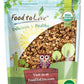Food to Live Organic Golden Crunchy Granola, 1.5 Pounds - Small Batch, Handcrafted, Bulk, Great as Snack for Breakfast Cereals, 