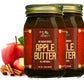 Green Jay Gourmet Low Sugar Apple Butter - All-Natural, Gluten-Free Fruit Spread - Apple Spread With Apples, Cinnamon & Spices -
