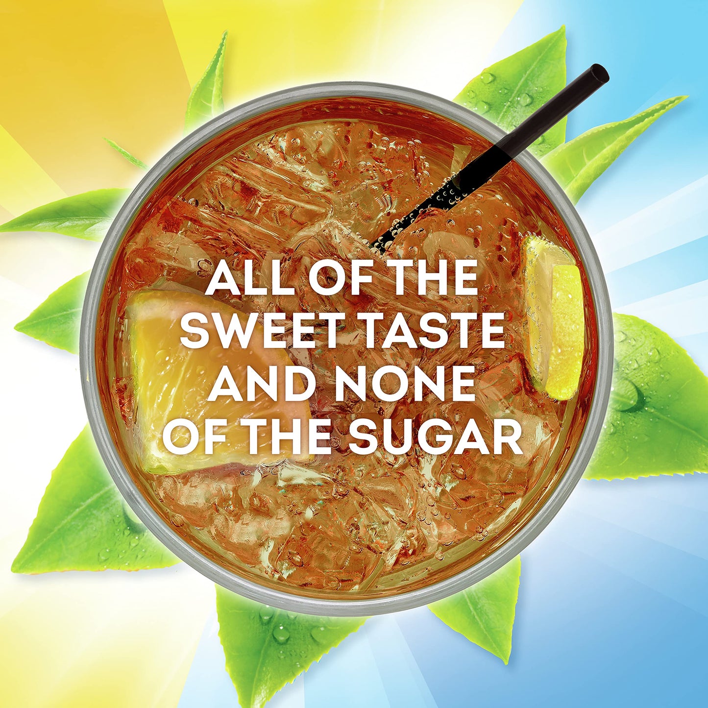 Lipton Zero Sugar Lemon Iced Tea Mix, Low Calorie, 8.1 oz (Pack of 6) - Makes 28 Quarts, Health & Wellness Beverage