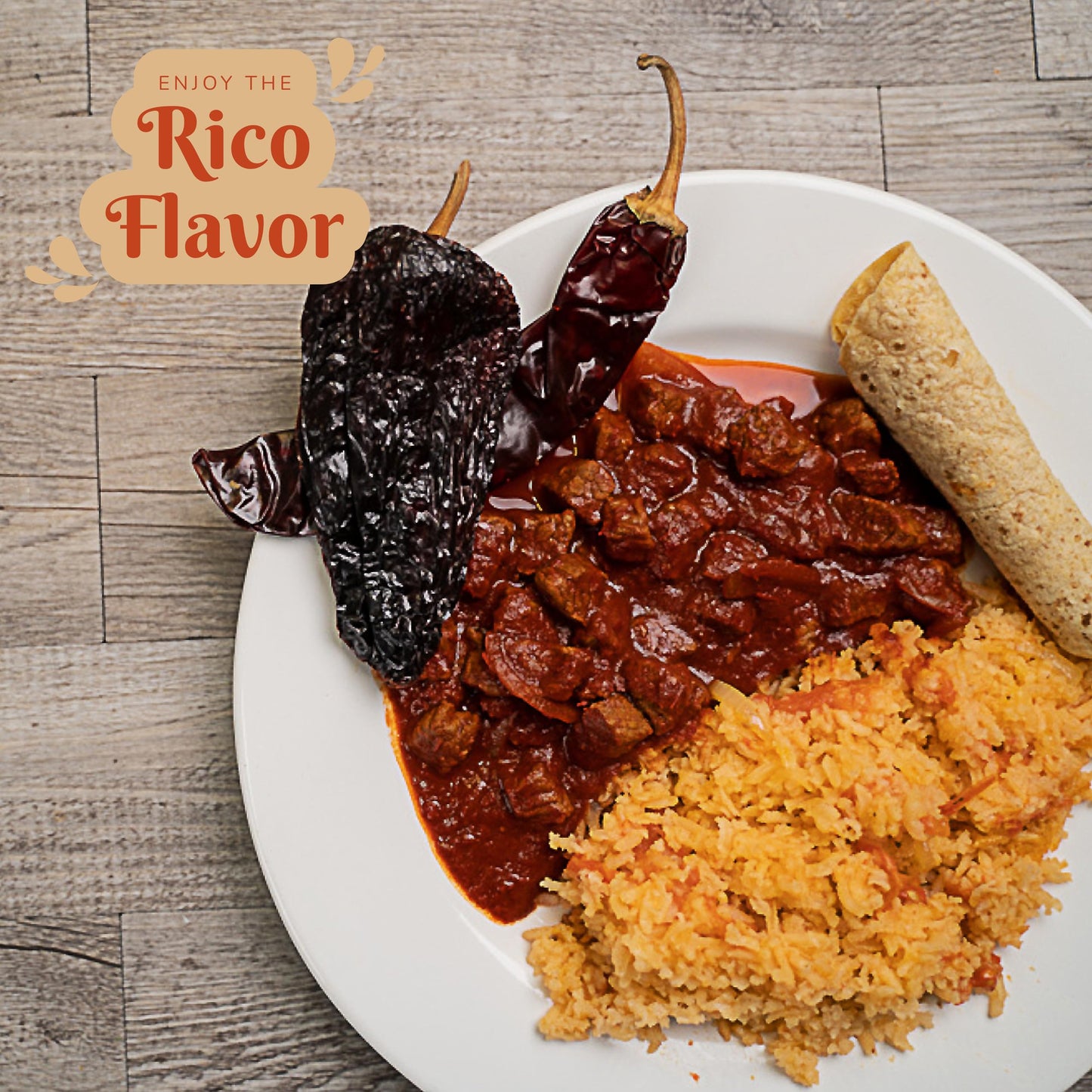 Rico Rico Dried Ancho Chile Peppers 8 Oz - Premium Ancho Chiles Secos For Authentic Mexican Recipes - Mild To Medium Heat, Resea