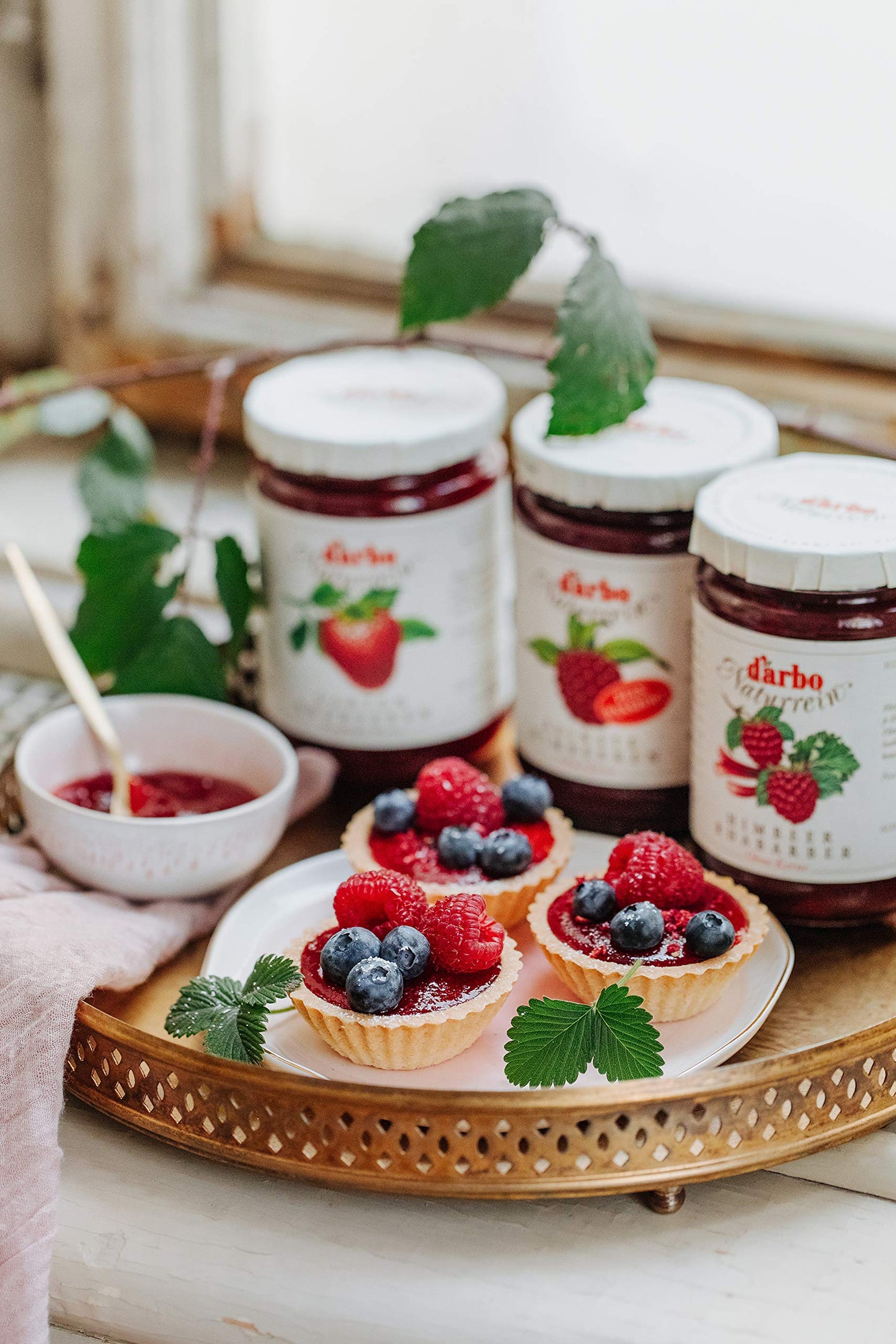 D'Arbo All Natural Fruit Spread, Strawberry, 16 Oz
