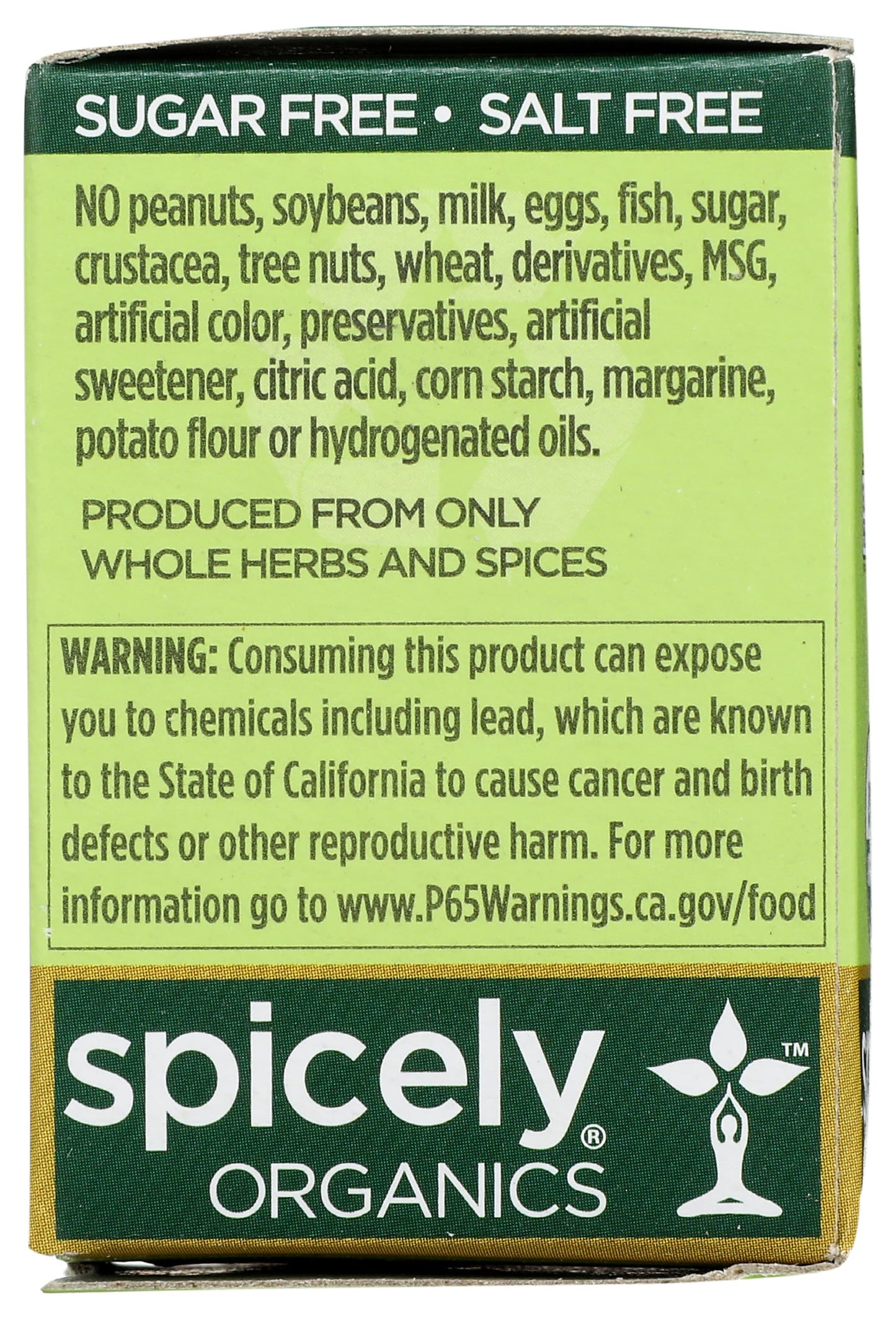 Spicely Organic Lavender 0.10 Ounce ecoBox Certified Gluten Free
