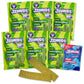 JOYRIDE Green Apple Sour Strips 3.5 oz, 6-Pack Bundle with Glacial Peppermint Gum, Low Sugar, Dye Free, Low Calorie Snacks