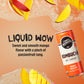 Liquid Remedy Kombucha Sugar Free Organic Drink, Low Calorie, Probiotic Like Tea For Gut Health - Mango Passion - 8.5 Fl Oz Can,