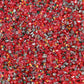 Cobakey Red Sanding Sugar Edible Glitter Stars Mix, 3.5oz for Cake Decorating, Christmas Cookie Toppers
