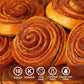 Cinnamon Buns Breakfast Pastry | 18 Pastries Individually Wrapped | Cinnamon Rolls Snack Cakes | Coffee Snacks | On The Go Snack
