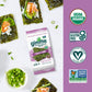 Gimme Organic Roasted Seaweed Sheets - Teriyaki - 12 Count Sharing Packs - Keto, Vegan, Gluten Free -Great Source Of Iodine And
