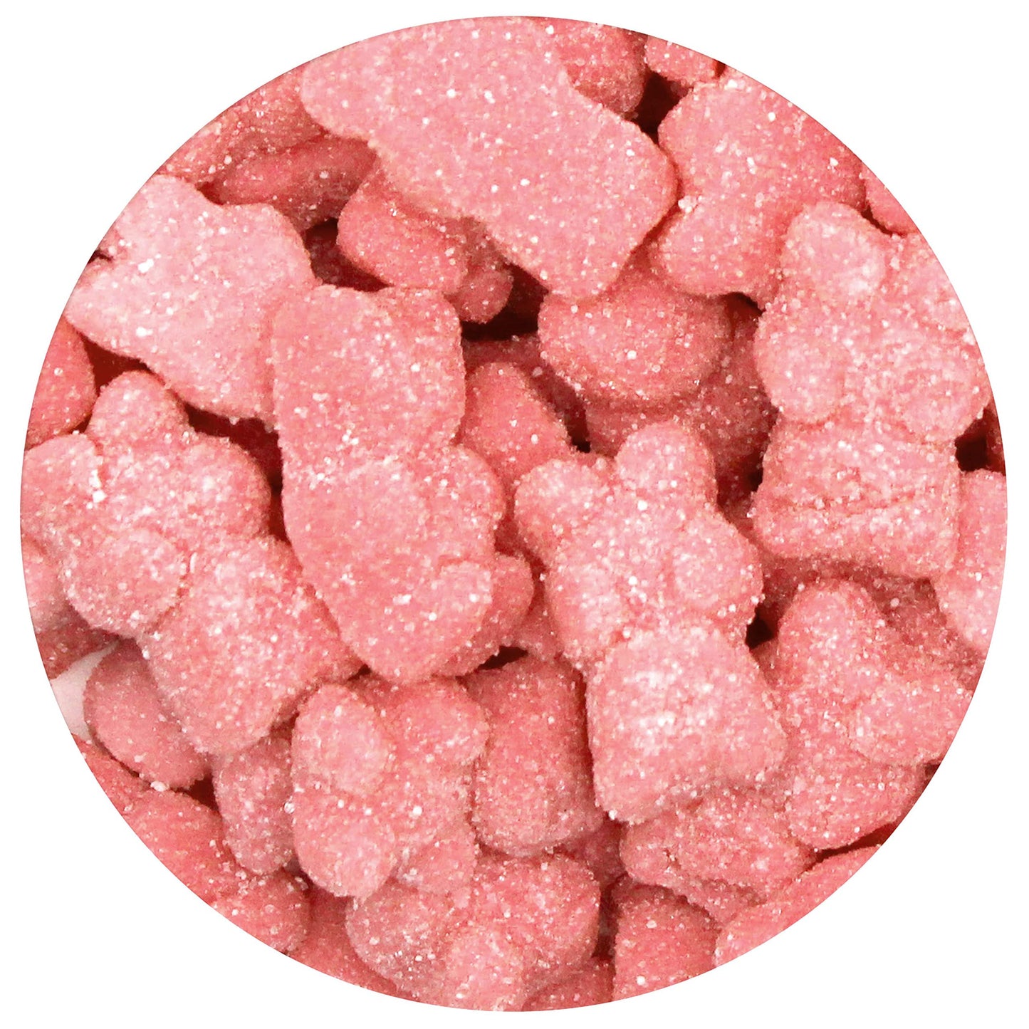 The Hampton Popcorn Company Pink Gummy Bears, Strawberry Flavored, 2.2 Pound Bag