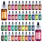 Vividye Food Coloring Set - 42 Vibrant Colors for Baking & Crafts - 0.25 Fl Oz Bottles