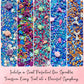Decoratingconfect Under The Sea Sprinkle Mix Set - Starfish, Shell & Fishes -5 Assorted Pastel Blends For Cake, Cupcake & Cookie