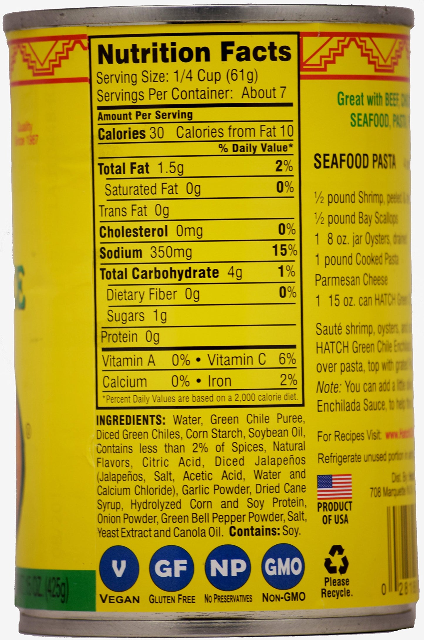 Hatch Green Chile Enchilada Sauce, Mild, 15-Ounce (Pack Of 6)