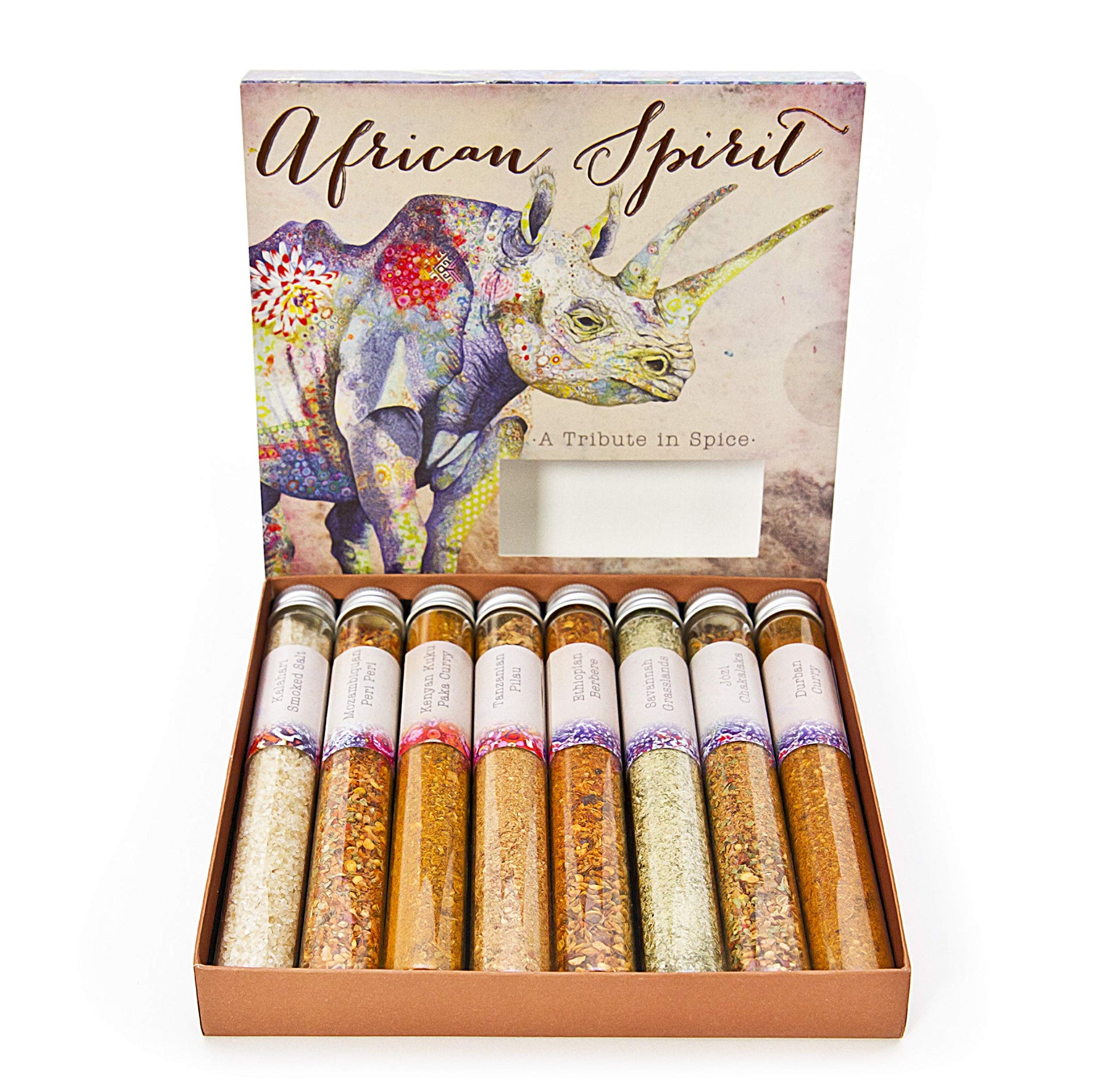 Eat.art African Spirit Traditional African Herbs & Spice Blends 8-Pack Gift Set, 7.87 Ounce