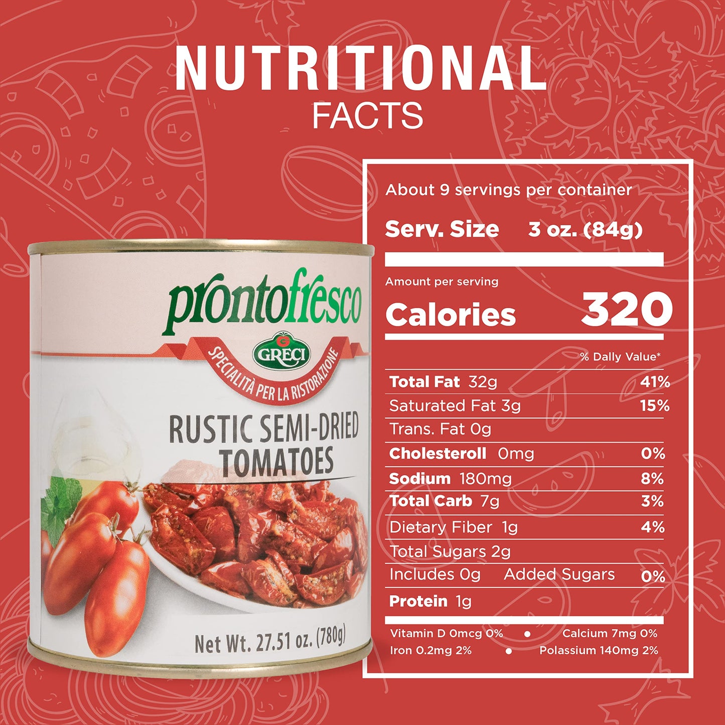 Semi Dried Tomatoes In Oil, 27.5 Oz, Italian Sundried Tomatoes. Soft Oven Roasted Tomatoes By Greci Pronto Fresco.