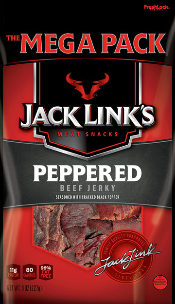 Jack Links Beef Jerky  Peppered  8 Ounce