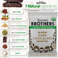 Bearded Brothers Organic Protein Bars, Dark Chocolate And Vanilla (10 Pack) - Plant Based Protein, Gluten Free, Vegan