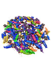 Tootsie Roll Fruit Chews And Original Chocolate Midgees American Chewy Taffies Candy Individually Wrapped In Resealable Bag Bulk 3 Lbs 130+Pcs (48-Oz) - Made In Usa