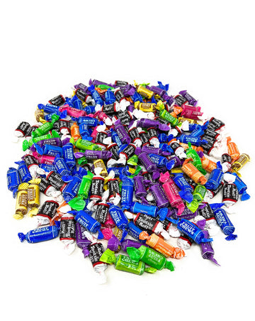 Tootsie Roll Fruit Chews And Original Chocolate Midgees American Chewy Taffies Candy Individually Wrapped In Resealable Bag Bulk 3 Lbs 130+Pcs (48-Oz) - Made In Usa