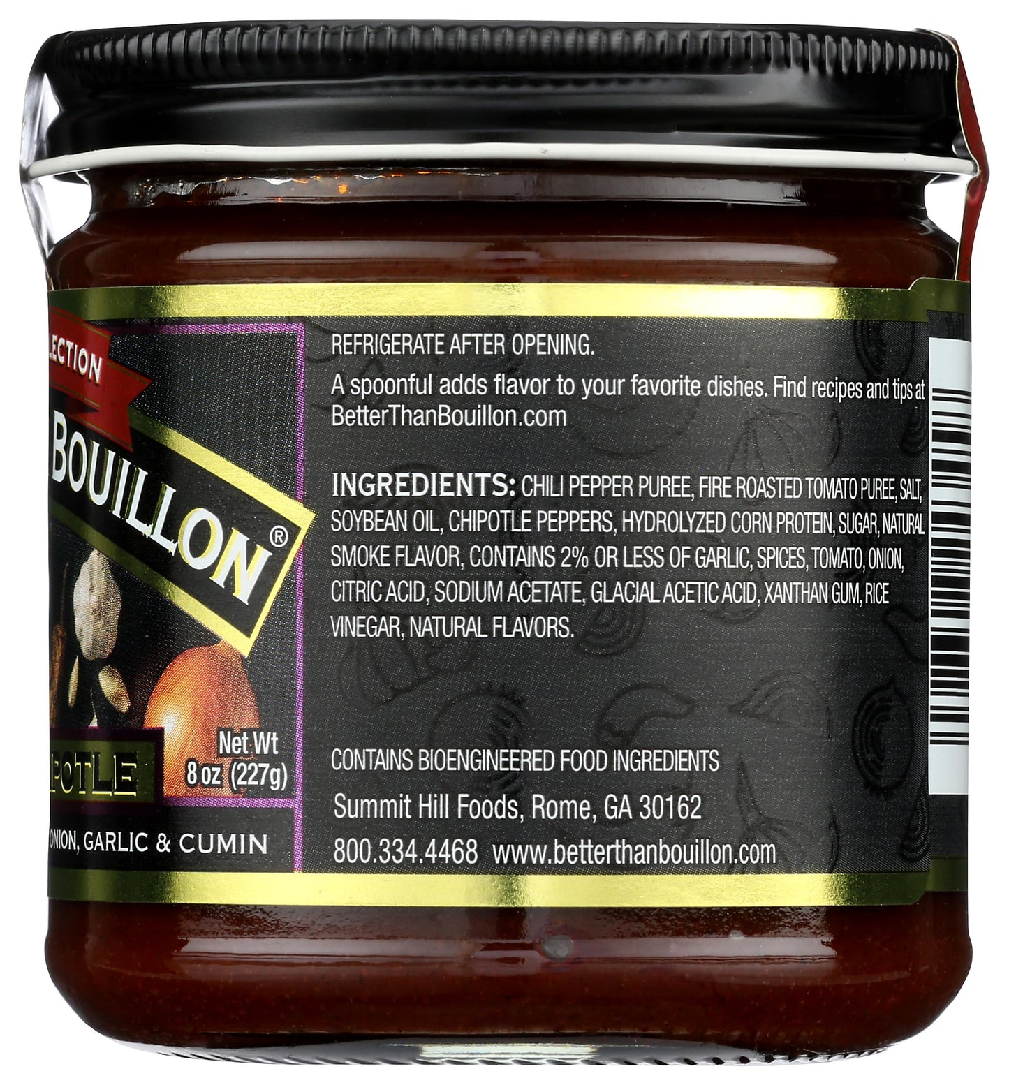 Better Than Bouillon Smoky Chipotle Base, Culinary Collection, Zero Trans Fat, 8 Ounces (Pack Of 6)