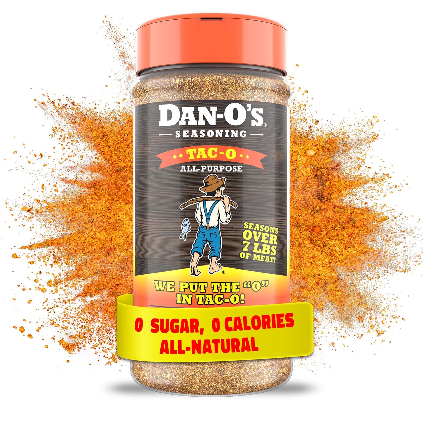 Dan-Os Tac-O Seasoning, All Purpose Taco Seasoning, Sugar Free, 8.9 oz Bottle