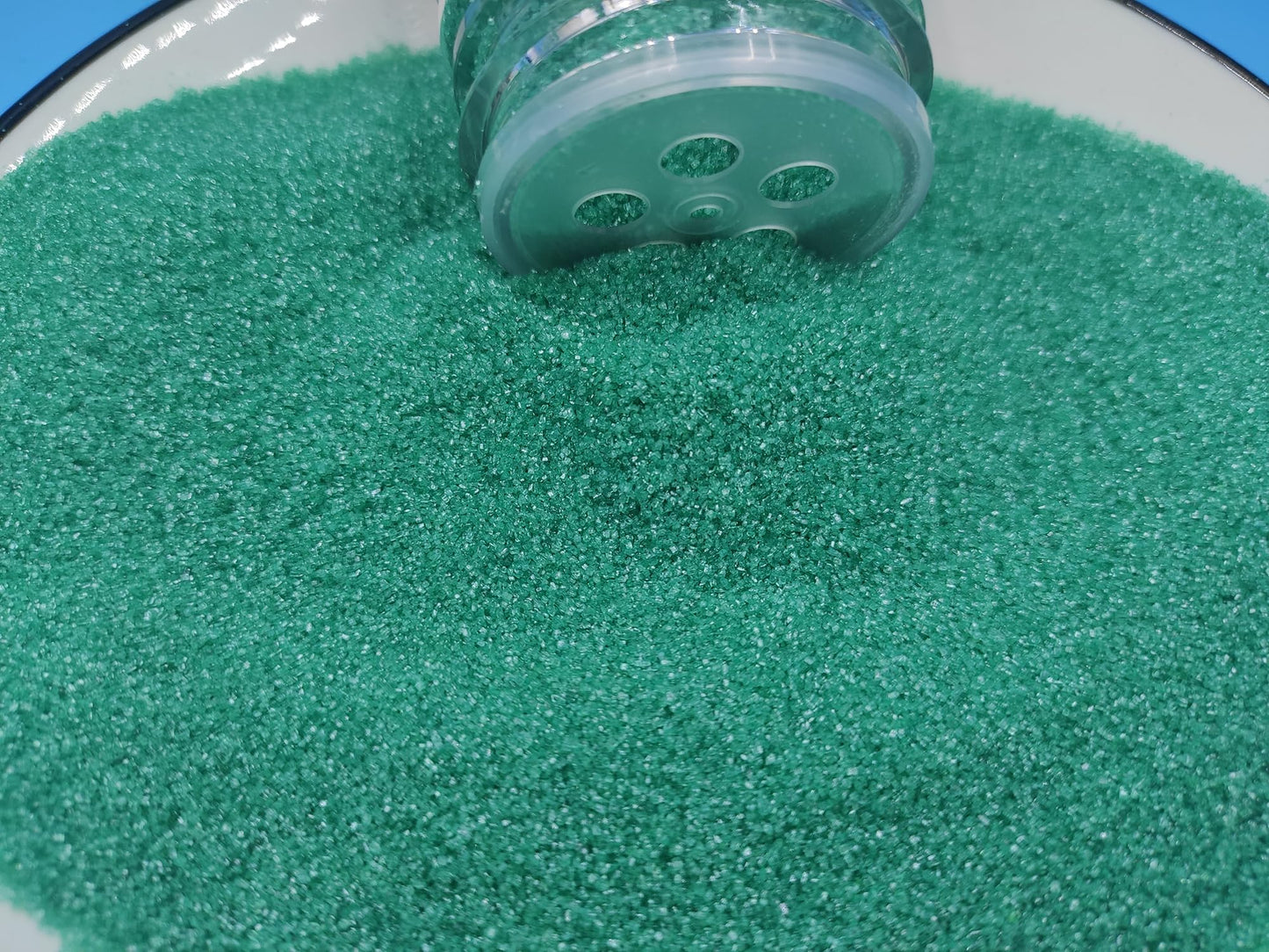 Edible 5 Ounce Fine Decorative Green Sanding Sugar Sprinkles For Baking, Sparkling Crystals For Cakes, Cookies, Cupcakes, Ice Cr