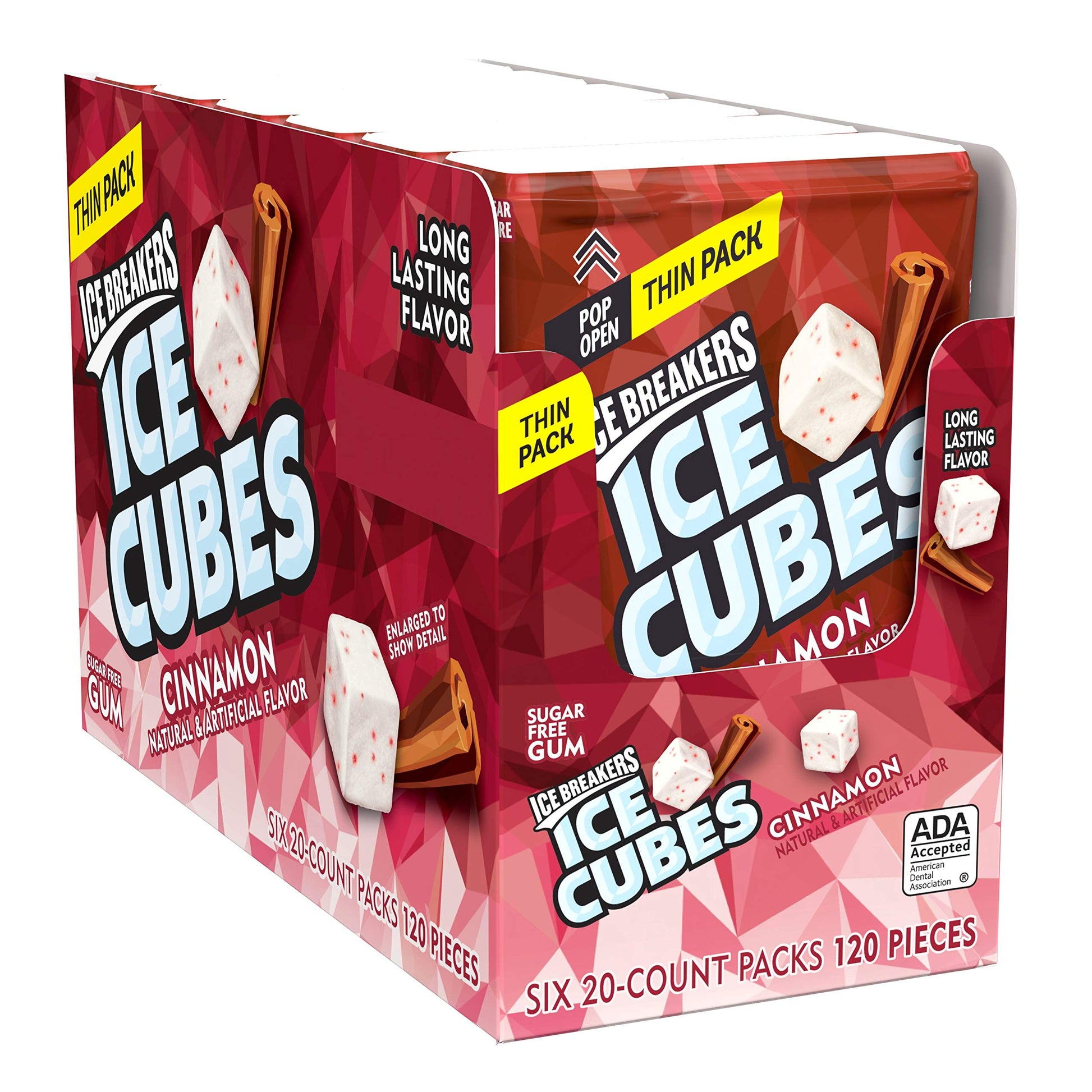 Ice Breakers Ice Cubes Cinnamon Flavored, 1.62 Ounce (6 Count)
