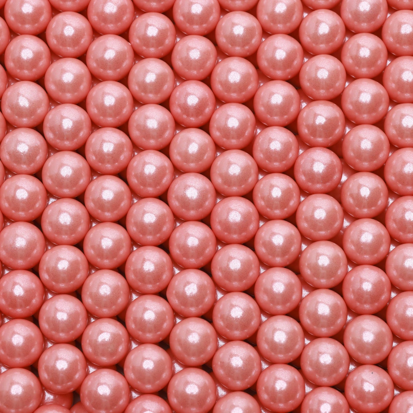 Shimmer Gumballs - Strawberry Bubble Gum for Kids - 3 PACK Pearl Pink Candy 3.5 oz Chewing Gum - Nostalgic Valentines Candy for 