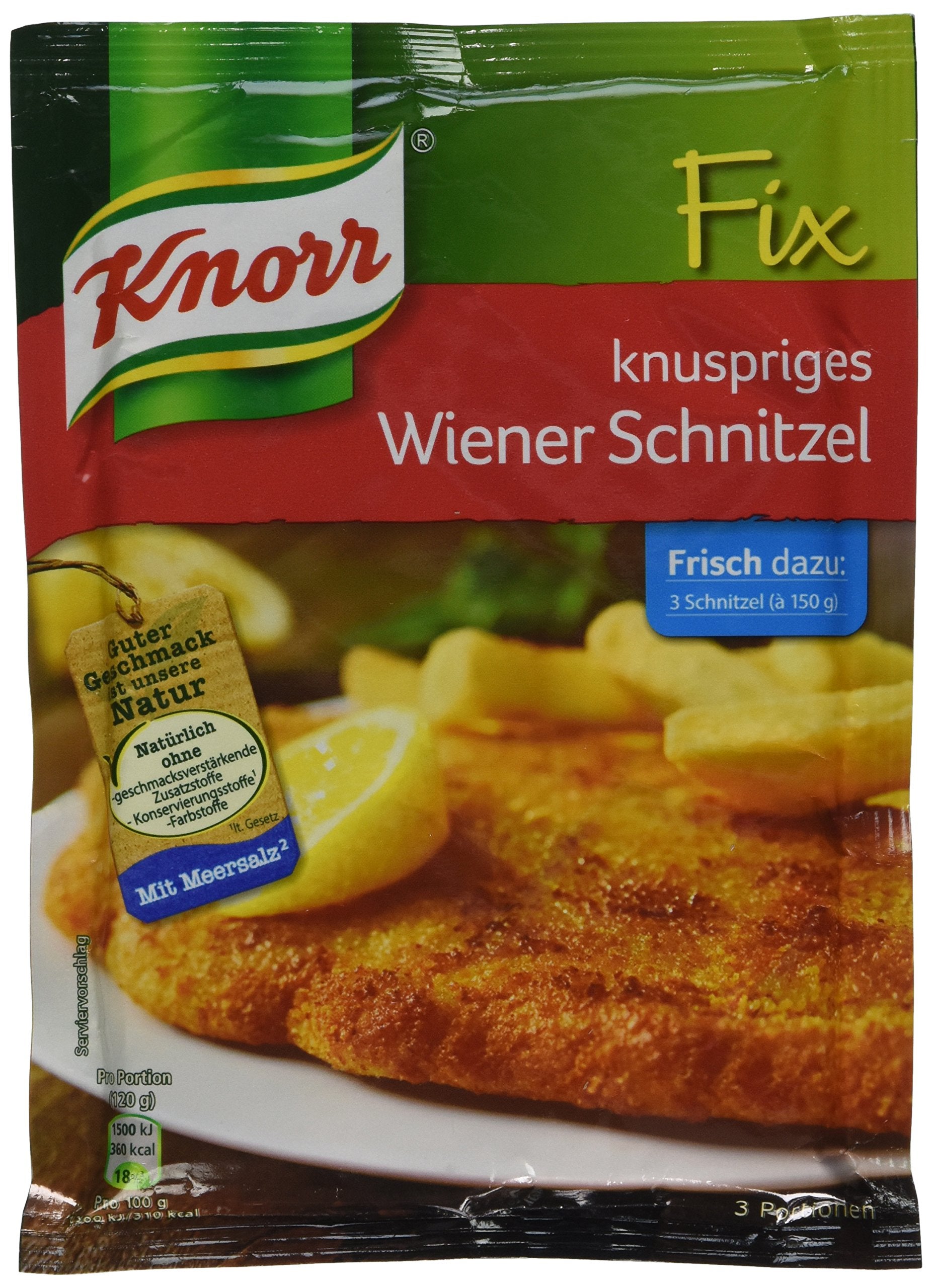 Knorr Crispy Wiener Schnitzel Mix - Pack of 4, 3.52 Ounce