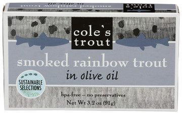 COLES TROUT SMOKED, 3.2 Ounce (Pack of 1)
