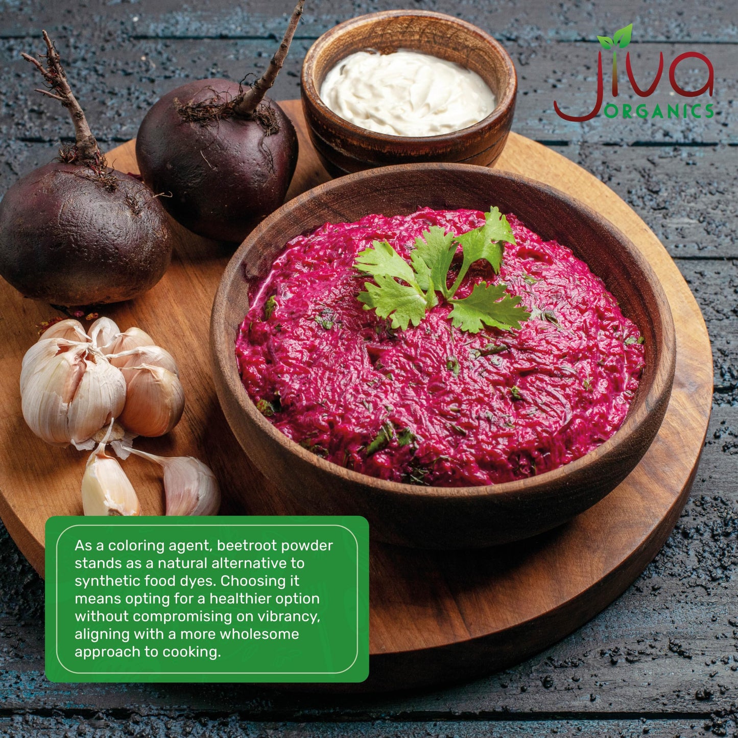 Jiva Organics Beet Root Powder 7 Oz Bag - For Baking & Smoothies - Pure & Natural, Non-Gmo, Vegan