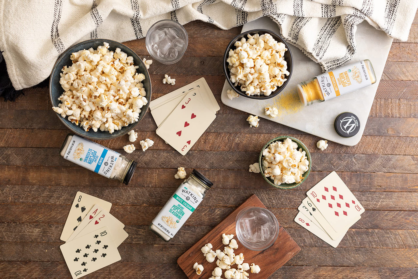 Watkins Gourmet Organic White Cheddar Popcorn Seasoning, 3.3 oz