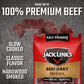 Jack Link's Beef Jerky, Original, 1/2 Pounder Bag - Flavorful Meat Snack, 10g of Protein and 80 Calories, Made with Premium Beef