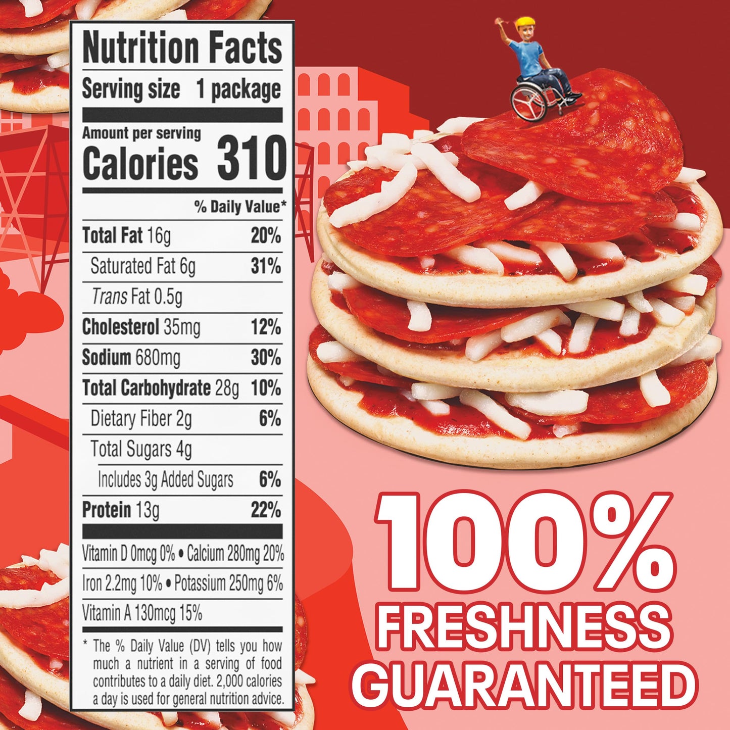 Lunchables Pizza With Pepperoni Kids Lunch Snack, 4.3 Oz Tray