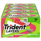 Trident Layers Watermelon & Tropical Fruit Sugar Free Gum, 12 Packs Of 14 Pieces (168 Total Pieces)