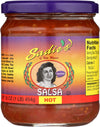 Sadies Hot Salsa, Non GMO, Vegan, 16 Ounce (Pack of 1)