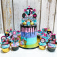 GLURUITE 49pcs Music Cake Toppers Set - Musical Birthday Party Decorations, Bright Colors, Model WENHU-0001, Paper Material