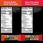 KIND Thins Variety Pack, Peanut Butter Dark Chocolate, Dark Chocolate Cherry Cashew, Healthy Snacks, Low Calorie, 20 Count (Pack