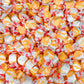 Premium Peaches N Cream Saltwater Taffy Chewy Candy Sweet Peach Flavor Bulk 1 Lb Bag 60+ Pieces Individually Wrapped, Nut & Glut