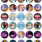 30 X Edible Cupcake Toppers Themed Of Alice In Wonderland Collection Of Edible Cake Decorations | Uncut Edible On Wafer Sheet
