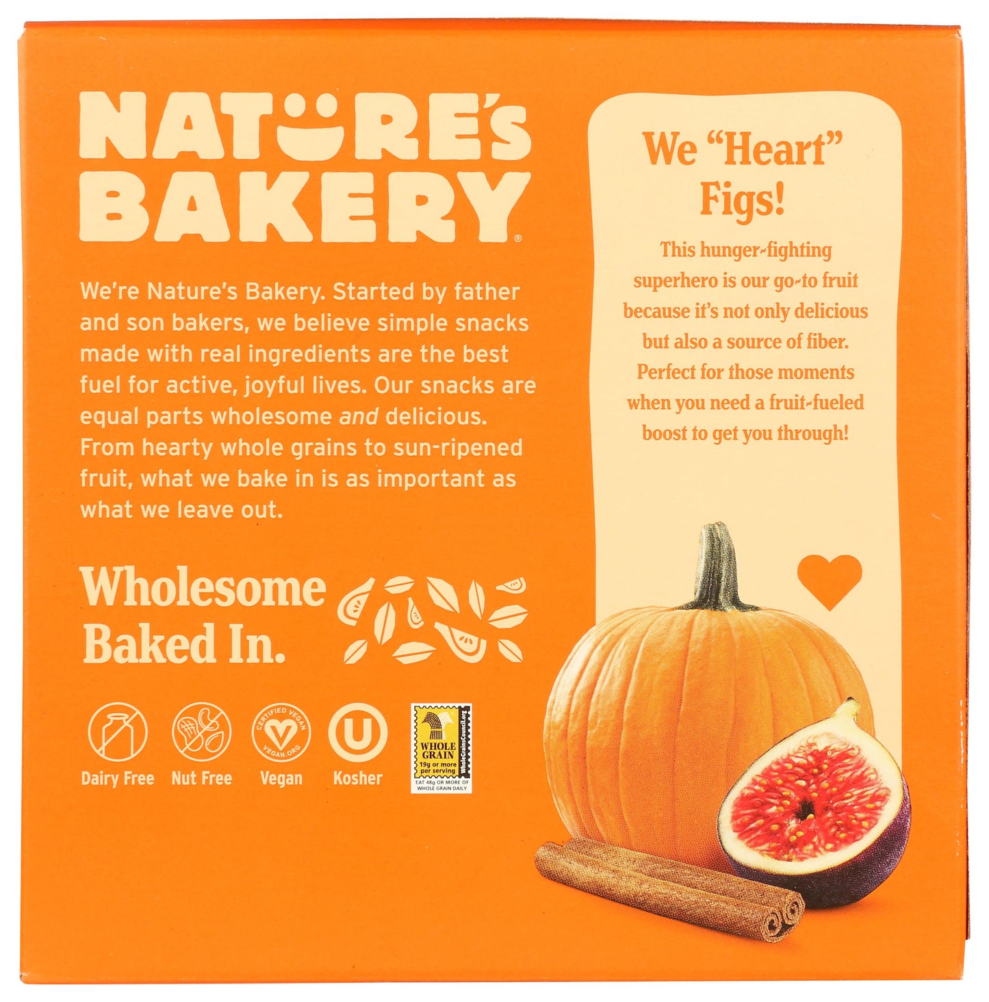 Natures Bakery Fig Bar, Pumpkin Spice