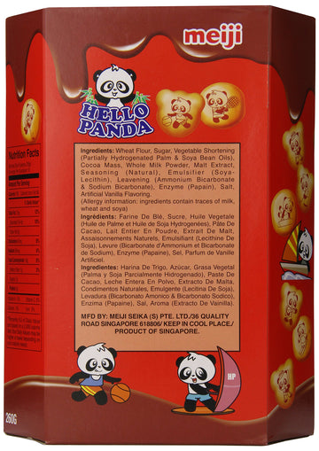 Meiji Hello Panda Chocolate Biscuit, 9.1 Ounce