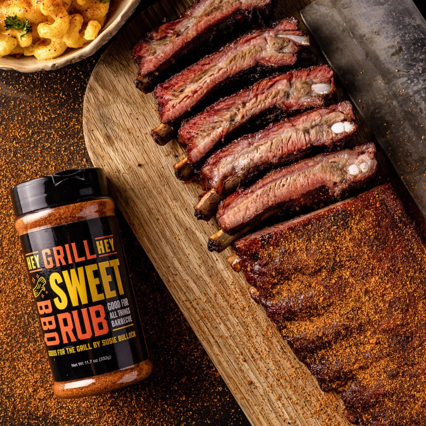 Hey Grill Hey | Bbq Seasoning And Barbeque Sauce Gift Set | Seasoning Set | Beef Rub, Sweet Rub, Everything Barbecue Sauce | Bac
