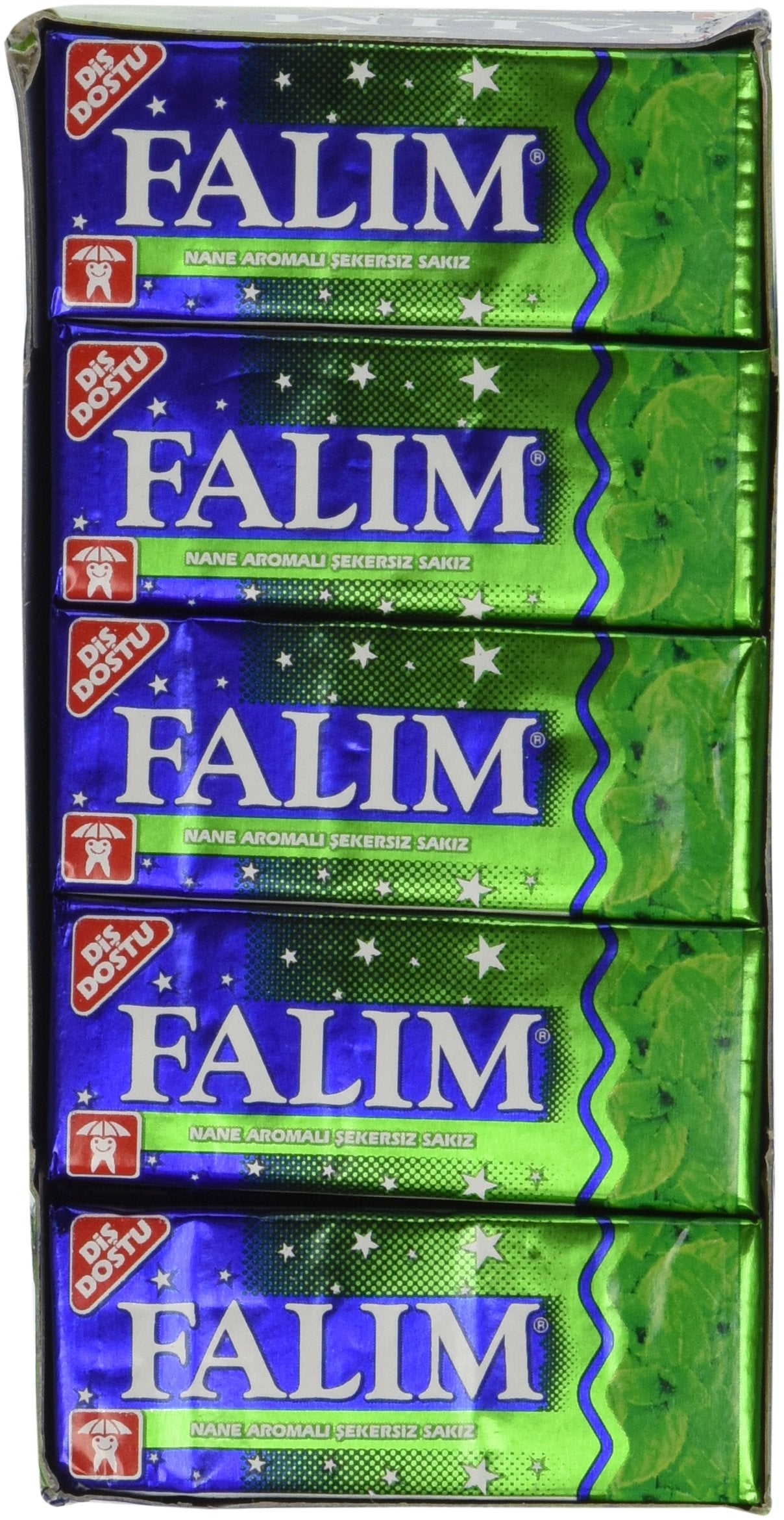 Falim Sugarless Mint Flavoured Plain Gum (Pack of 2)
