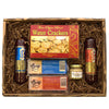 Gift Basket Village Gourmet Meat and Cheese Gift Set - 6-Piece Charcuterie with Mustard - Perfect for Holidays & Special Occasions