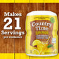 Country Time Lemonade Naturally Flavored Powdered Drink Mix 12 Count 19 Oz Canisters